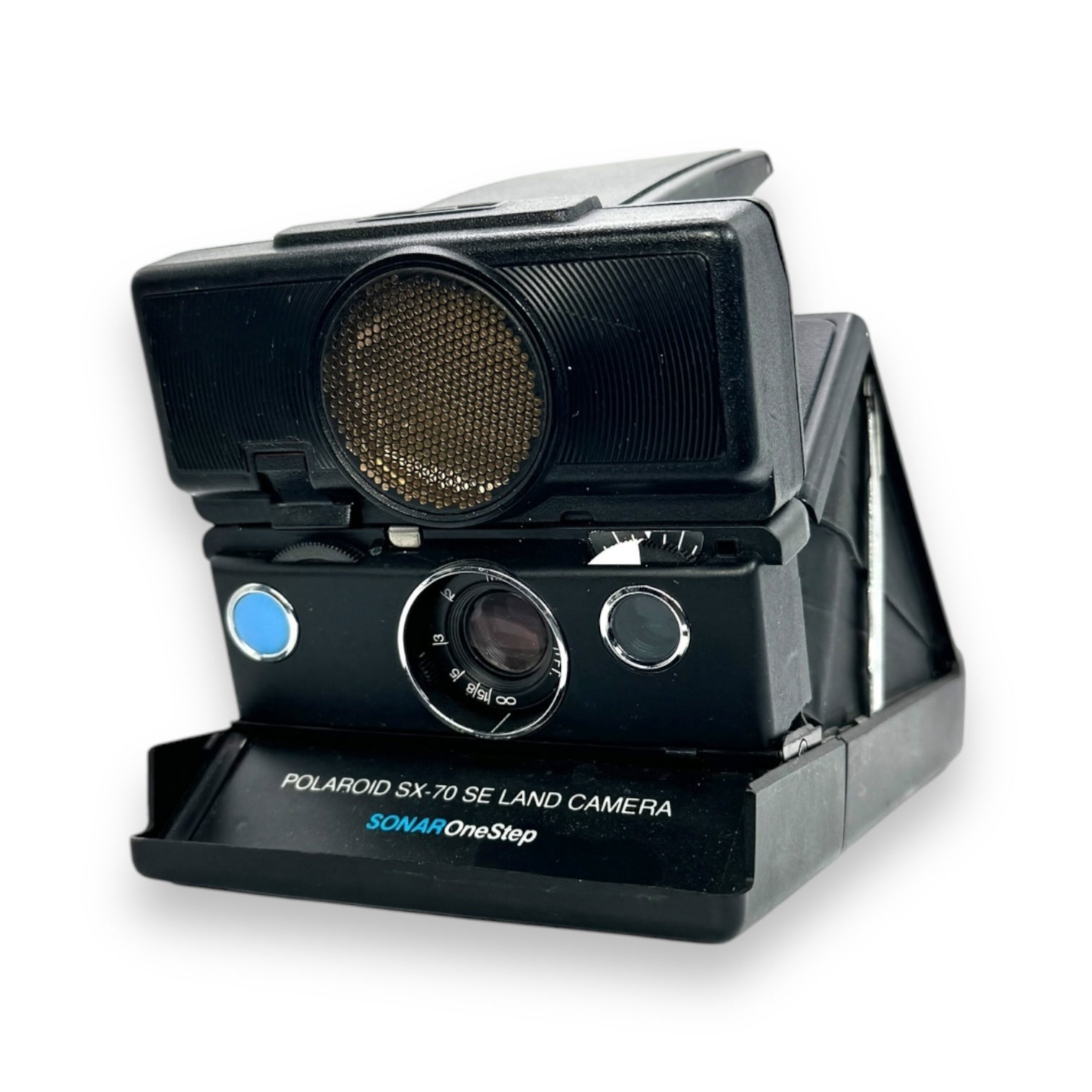 Polaroid SX-70 SE Land Camera Sonar OneStep - Blue Button Edition